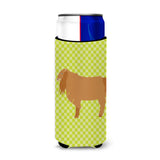 Caroline'S Treasures American Lamancha Goat Green Decorative Can Hugger, Slim, Multicolor