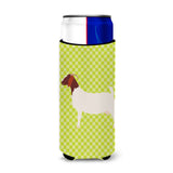 Caroline'S Treasures Boer Goat Green Decorative Can Hugger, Slim, Multicolor