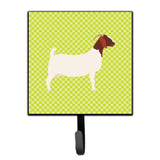 Caroline'S Treasures Boer Goat Green Wall Hook, Small, Multicolor