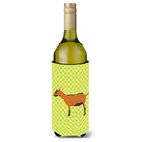 Caroline'S Treasures Oberhasli Goat Green Decorative Bottle Hugger, 750 Ml, Multicolor