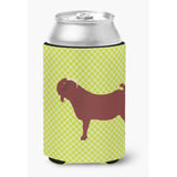 Caroline'S Treasures Kalahari Red Goat Green Decorative Can Hugger, Multicolor