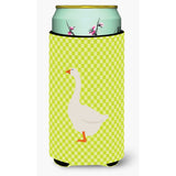 Caroline'S Treasures Embden Goose Green Decorative Can Hugger, Tall Boy, Multicolor