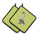 Caroline'S Treasures African Goose Green Decorated Pot Holder, 7.5 X 7.5