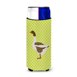 Caroline'S Treasures Pomeranian Rogener Goose Green Decorative Can Hugger, Slim, Multicolor
