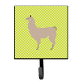 Caroline'S Treasures Llama Green Wall Hook, Small, Multicolor