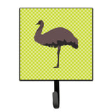 Caroline'S Treasures Emu Green Wall Hook, Small, Multicolor