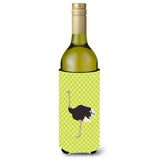 Caroline'S Treasures Common Ostrich Green Decorative Bottle Hugger, 750 Ml, Multicolor