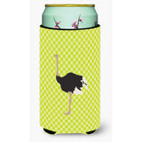 Caroline'S Treasures Common Ostrich Green Decorative Can Hugger, Tall Boy, Multicolor