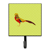 Caroline'S Treasures Golden Or Chinese Pheasant Green Wall Hook, Small, Multicolor