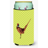 Caroline'S Treasures Ring-Necked Common Pheasant Green Decorative Can Hugger, Tall Boy, Multicolor