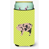 Caroline'S Treasures Mini Miniature Pig Green Decorative Can Hugger, Tall Boy, Multicolor
