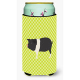 Caroline'S Treasures Hampshire Pig Green Decorative Can Hugger, Tall Boy, Multicolor