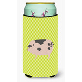 Caroline'S Treasures Gloucester Old Spot Pig Green Decorative Can Hugger, Tall Boy, Multicolor