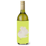 Caroline'S Treasures Silver Fantail Pigeon Green Decorative Bottle Hugger, 750 Ml, Multicolor