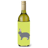 Caroline'S Treasures Giant Chinchilla Rabbit Green Decorative Bottle Hugger, 750 Ml, Multicolor