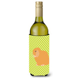 Caroline'S Treasures Holland Lop Rabbit Green Decorative Bottle Hugger, 750 Ml, Multicolor