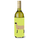 Caroline'S Treasures Hampshire Down Sheep Green Decorative Bottle Hugger, 750 Ml, Multicolor