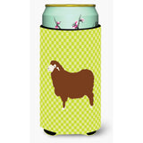Caroline'S Treasures Merino Sheep Green Decorative Can Hugger, Tall Boy, Multicolor