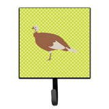 Caroline'S Treasures Jersey Buff Turkey Hen Green Wall Hook, Small, Multicolor