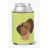 Caroline'S Treasures Bronze Turkey Green Decorative Can Hugger, Multicolor