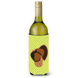 Caroline'S Treasures Bronze Turkey Green Decorative Bottle Hugger, 750 Ml, Multicolor