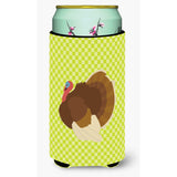 Caroline'S Treasures French Turkey Dindon Green Decorative Can Hugger, Tall Boy, Multicolor
