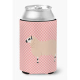 Caroline'S Treasures Kerry Hill Sheep Pink Check Decorative Can Hugger, Multicolor