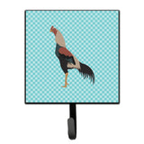 Caroline'S Treasures Kulang Chicken Blue Check Wall Hook, Small, Multicolor