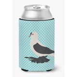 Caroline'S Treasures Saxon Fairy Swallow Pigeon Blue Check Decorative Can Hugger, Multicolor