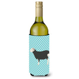Caroline'S Treasures Herwick Sheep Blue Check Decorative Bottle Hugger, 750 Ml, Multicolor