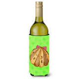 Caroline'S Treasures Sea Shell Green Polkadot Beverage Insulator Hugger, 750 Ml, Multicolor