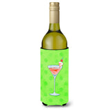 Caroline'S Treasures Summer Martini Green Polkadot Beverage Insulator Hugger, 750 Ml, Multicolor