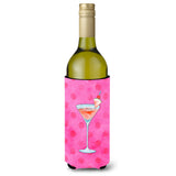 Caroline'S Treasures Summer Martini Pink Polkadot Beverage Insulator Hugger, 750 Ml, Multicolor
