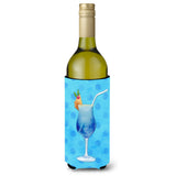 Caroline'S Treasures Summer Cocktail Blue Polkadot Beverage Insulator Hugger, 750 Ml, Multicolor