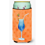 Caroline'S Treasures Summer Cocktail Orange Polkadot Beverage Insulator Hugger, Tall, Multicolor