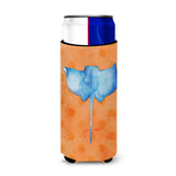 Caroline'S Treasures Sting Ray Orange Polkadot Beverage Insulator Hugger, Slim, Multicolor