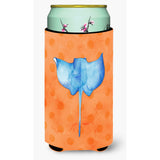 Caroline'S Treasures Sting Ray Orange Polkadot Beverage Insulator Hugger, Tall, Multicolor