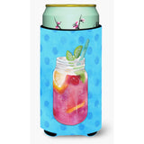 Caroline'S Treasures Mason Jar Cocktail Blue Polkadot Beverage Insulator Hugger, Tall, Multicolor
