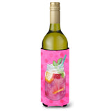 Caroline'S Treasures Mason Jar Cocktail Pink Polkadot Beverage Insulator Hugger, 750 Ml, Multicolor