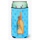 Caroline'S Treasures Message In A Bottle Blue Polkadot Beverage Insulator Hugger, Tall, Multicolor