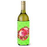 Caroline'S Treasures Crab Green Polkadot Beverage Insulator Hugger, 750 Ml, Multicolor