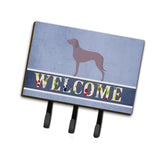 Caroline'S Treasures Weimaraner Welcome Wall Hook, Triple, Multicolor