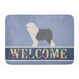 Caroline'S Treasures Old English Sheepdog Bobtail Floor Mat, 19 X 27, Multicolor