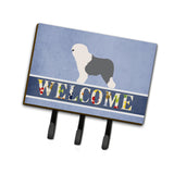 Caroline'S Treasures Old English Sheepdog Bobtail Wall Hook, Triple, Multicolor
