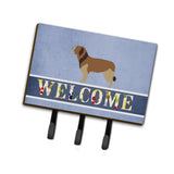 Caroline'S Treasures Catalan Sheepdog Welcome Wall Hook, Triple