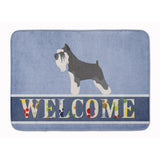 Caroline'S Treasures Miniature Schnauzer Welcome Floor Mat, 19 X 27, Multicolor