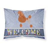 Caroline'S Treasures Royal Poodle Welcome Pillowcase, Standard,