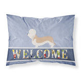 Caroline'S Treasures Dandie Dinmont Terrier Welcome Pillowcase, Standard,