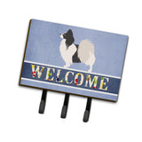 Caroline'S Treasures Papillon Welcome Wall Hook, Triple, Multicolor