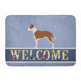 Caroline'S Treasures Pit Bull Terrier Welcome Floor Mat, 19 X 27, Multicolor